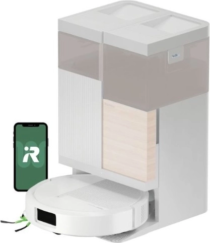 Robotstøvsuger iRobot Roomba Plus 575 Combo med AutoWash-dockingstation, hvid