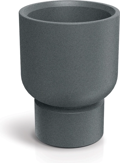 Plantekrukke Molta Base Round Midl 40 cm granitgrå