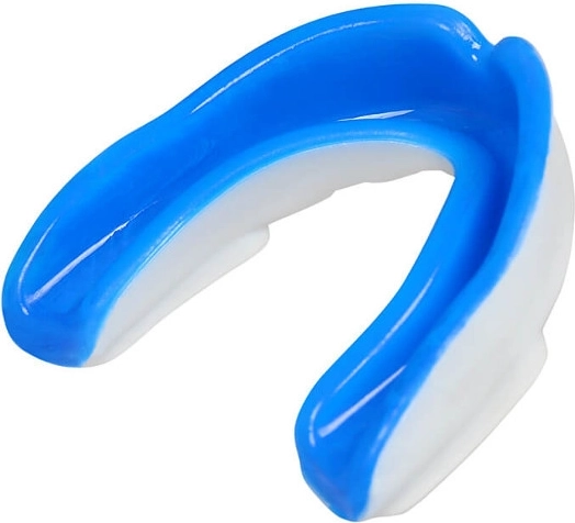 DBX Bushido tandbeskytter hvid‑blå