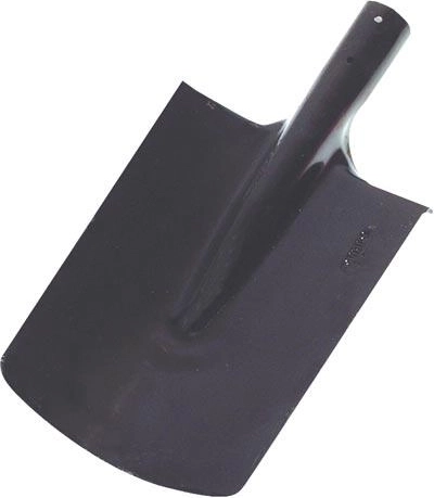 Firkantet spade uden skaft, sort