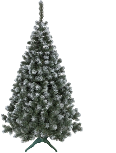 Kunstigt julegrantræ med sneklædte ender 2,5 m