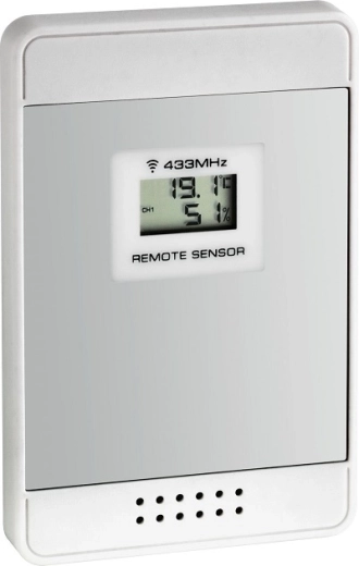 TFA trådløs temperatur- og fugtighedssensor med display