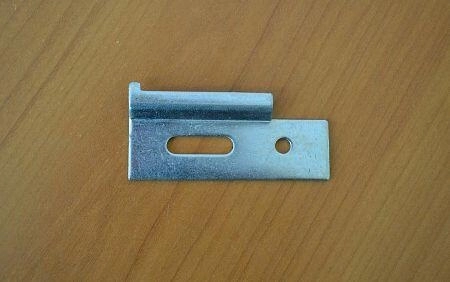 Ophæng til justerbar stang til ophængning af L-formet køkken, stål