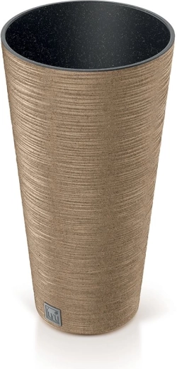 Furu Slim Eco Wood blomsterkrukke med indsats 25 cm – naturo