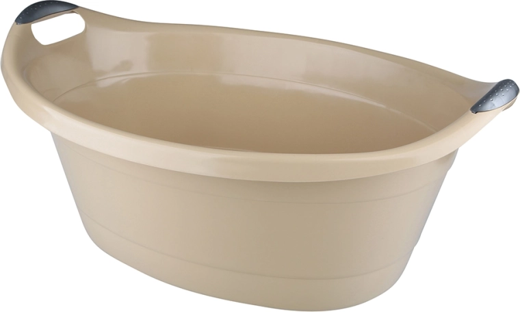Oval balje 40 l beige