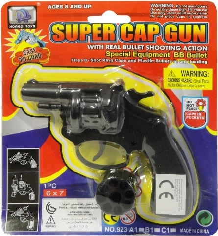 Plastisk børne-knaldpistol