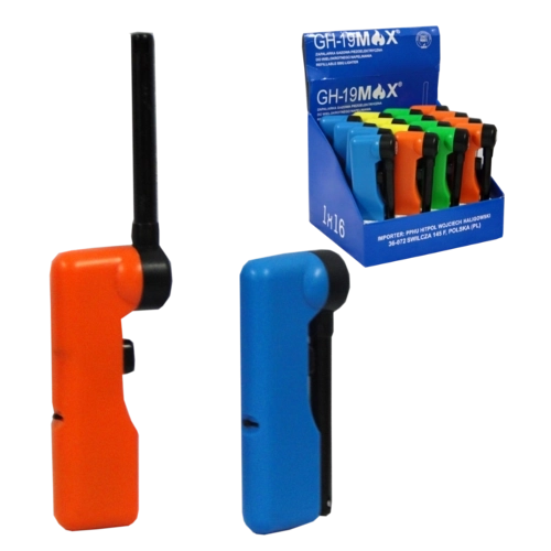 Sammenklappelig genopfyldelig piezo-tænder med drejeligt hoved 11–19 cm