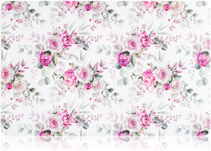 Plastdækkeserviet Roses 43 × 28 cm