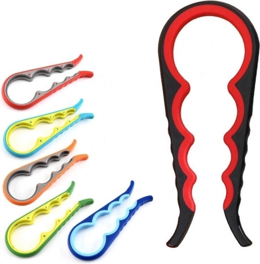 Universel oplukker til skruelåg – mix af farver