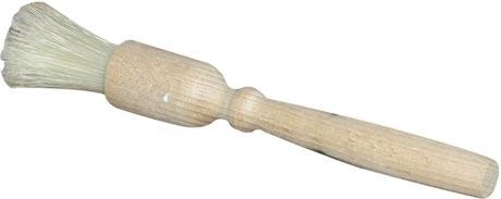 Rund madpensel i naturtræ 18,5 cm