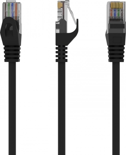 Patchkabel Cat 6 UTP 1,5 m sort