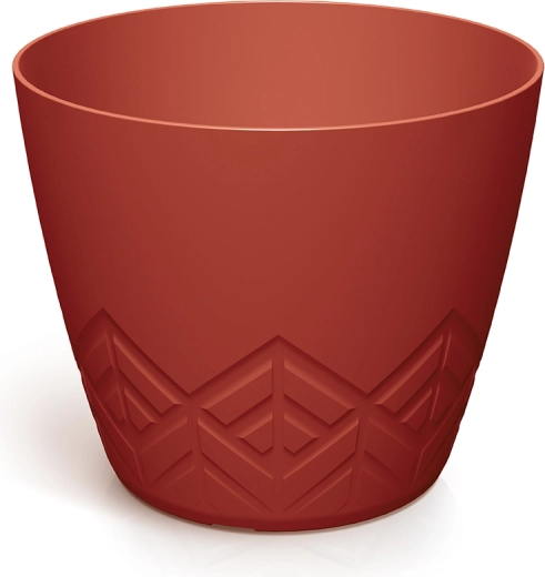 Areco blomsterpotte 15,8 cm retro rød plast