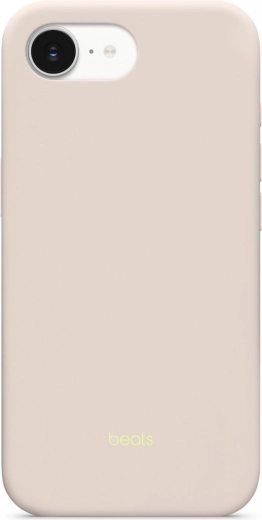 Silikoneetui BEATS med MagSafe til iPhone 17e – sandbeige