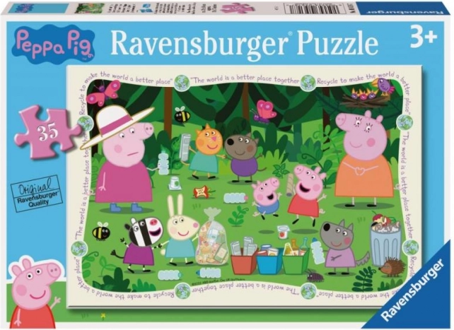 Puzzle 35 brikker Peppa Pig