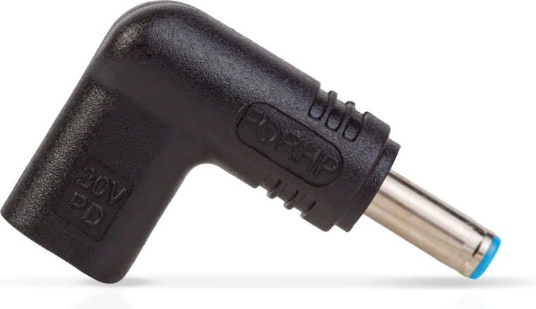 USB-C til DC 4,5 × 3 mm-adapterstik til HP 20 V