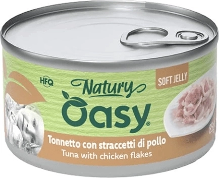 Oasy Natury fin gelé – tun med kyllingestykker 90 g