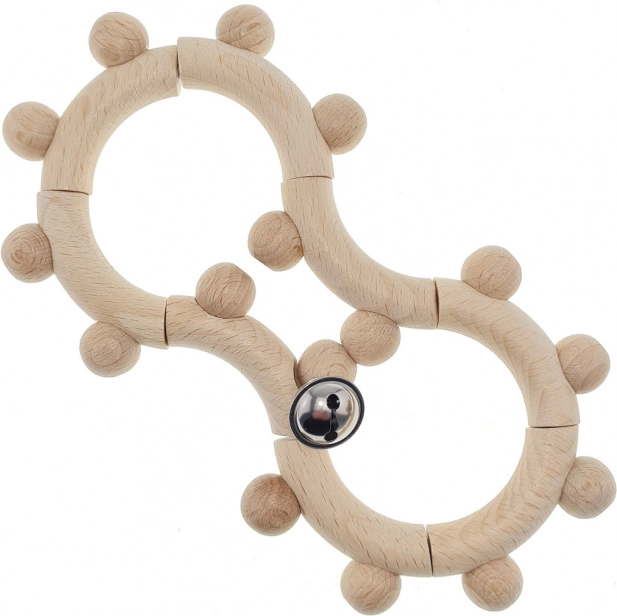 Trærangle med klokke