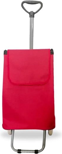 Indkøbstaske på hjul med teleskophåndtag, 42 l, bæreevne 20 kg