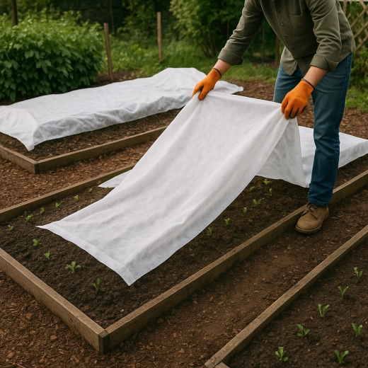 Vinter- og forårs hvid agrotextil 2 × 10 m, 30 g/m²