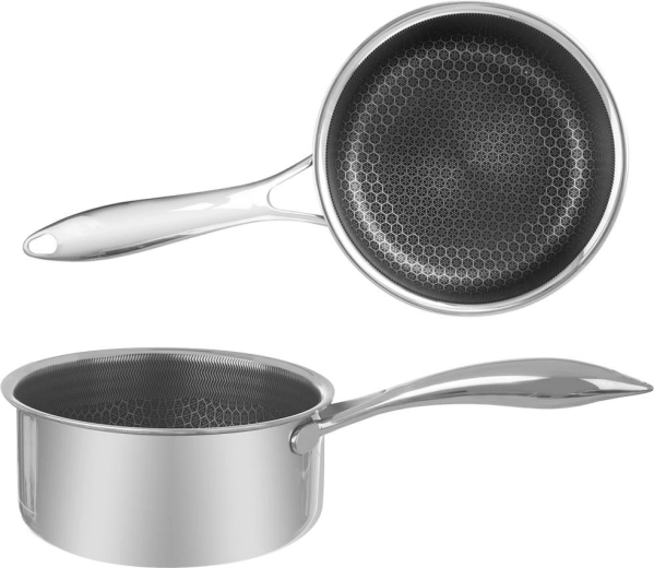 Rustfri stålgryde COOKCELL 16 cm, 1,5 l
