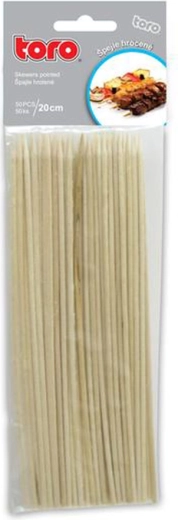 Spidse træspyd 20 cm TORO, 50 stk.