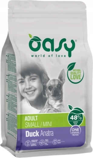 Oasy One Animal Protein Adult Small/Mini and 2,5 kg