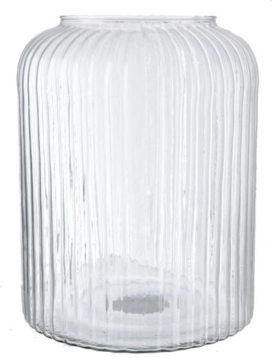 Vase i genbrugsglas 24 cm