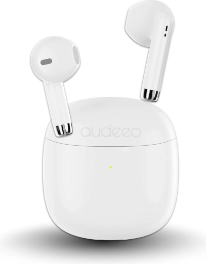 True wireless-hovedtelefoner Audeeo Orbiter II hvide