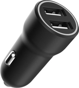 Dobbelt USB-biladapter 3,1 A, sort