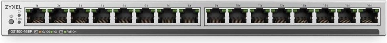 Zyxel GS1100-16EP gigabit-switch med PoE+ (16 porte)