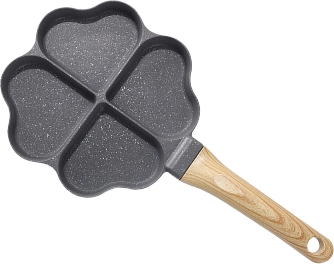 Pande til pandekager og æg med hjerteforme, kompatibel med induktion