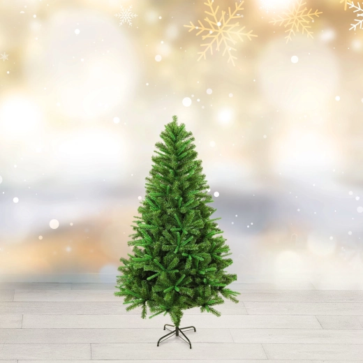 Kunstigt juletræ 120 cm, tofarvet