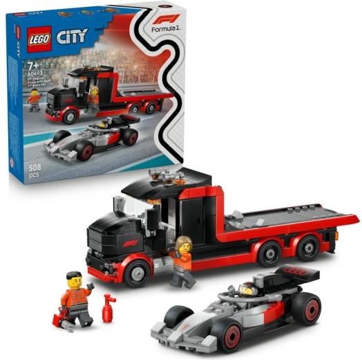 City lastbil F1 med AUDI F1-monoracer