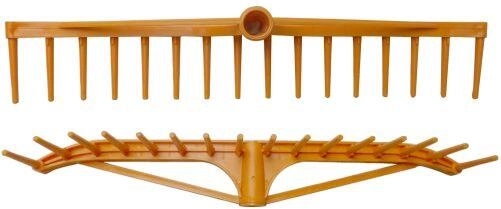 Hørive til hø 59 × 10 cm, 16 tænder, plast, uden skaft