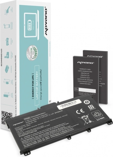 Movano TF03XL-batteri til HP Pavilion 14-bf, 14-bp og 15-cd (3400 mAh, 39 Wh)