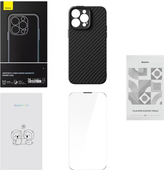 Baseus magnetisk etui til iPhone 14 Pro sort