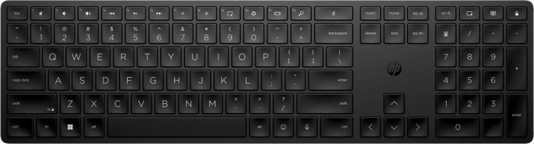 Programmerbart trådløst tastatur Classic 450 sort