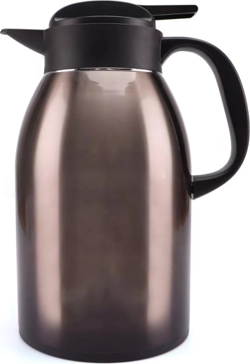 Termokande 1,8 l i rustfrit stål med plastlåg