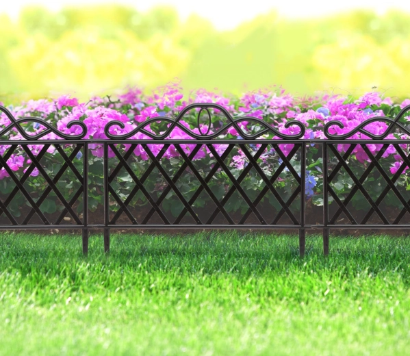 Nedstiknings-plasthegn til blomsterbed