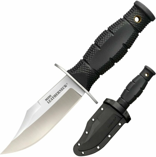 Cold Steel Mini Leatherneck Clip Point – lille halskniv med Secure-Ex-skede