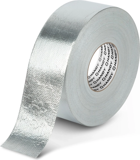 Aluminiumtape med glasfiber 50 m x 50 mm