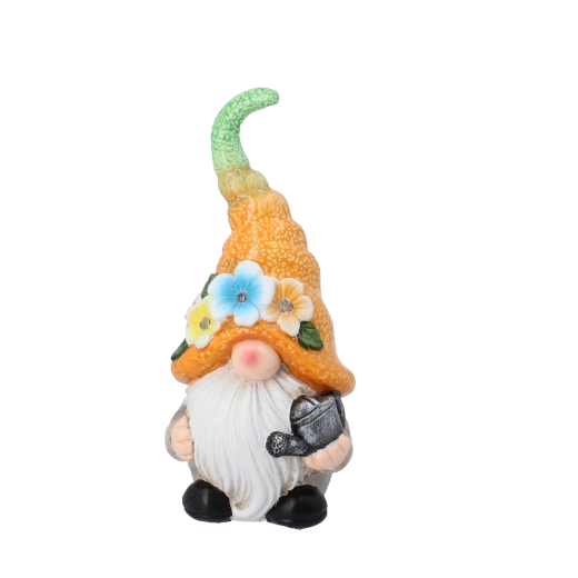 Havenisse med LED-belysning – dekoration dreng eller pige, sæt med 2 stk.