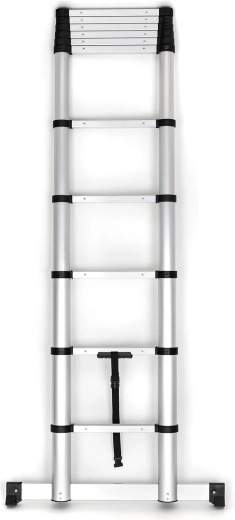 Teleskopstige 3,2 m, aluminium, bæreevne 150 kg