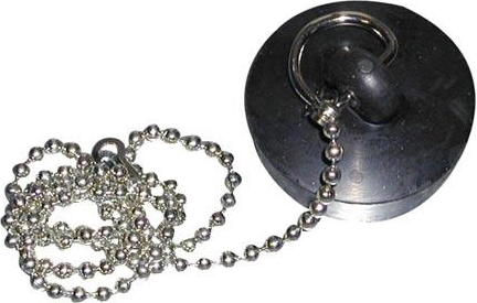 Vaskestop 43 mm med kæde