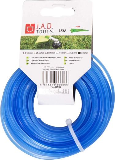 Stjernformet trimmertråd 1,6 mm – 15 m