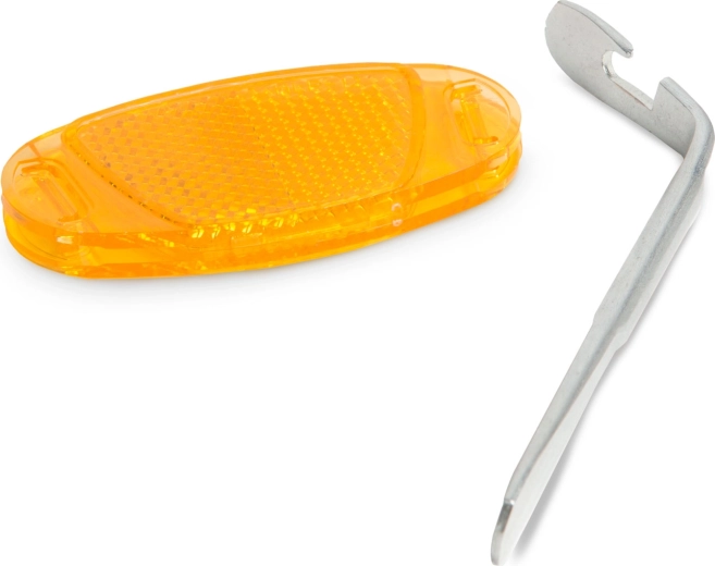 Orange reflekser til cykelhjul, 2 stk.