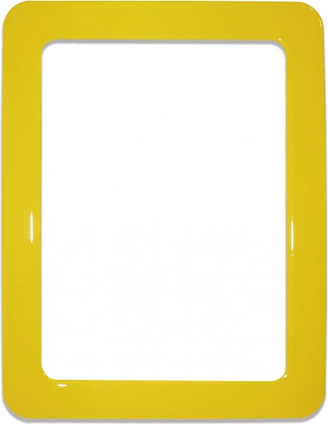 Magnetisk selvklæbende ramme størrelse 16,0x11,8 cm - gul