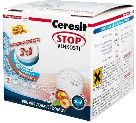 Refill til fugtighedsabsorber 3-i-1 med frugtagtig duft CERESIT 2×300 g