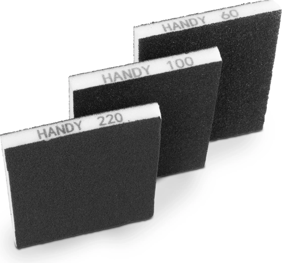 Sæt med slibesvampe 125 × 100 × 12 mm, 3 stk.