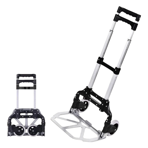 Sammenklappelig aluminiums‑transportvogn til 70 kg last